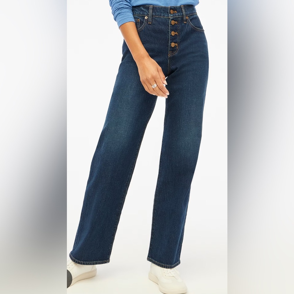 J.Crew Full-length Wide Leg Jean in All-Day Stretch - NWT